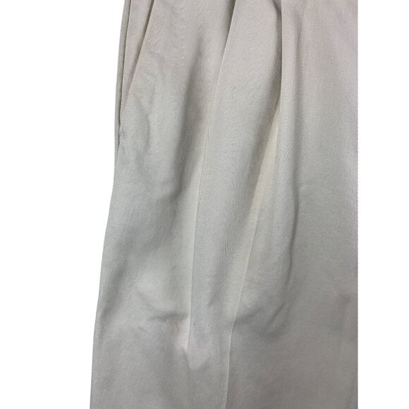 Dockers Mens Pleated Classic Fit Pants W36 L30 100% Cotton Beige - Picture 6 of 6